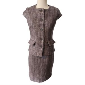 Banana Republic Taupe Skirt Suit - Size 4